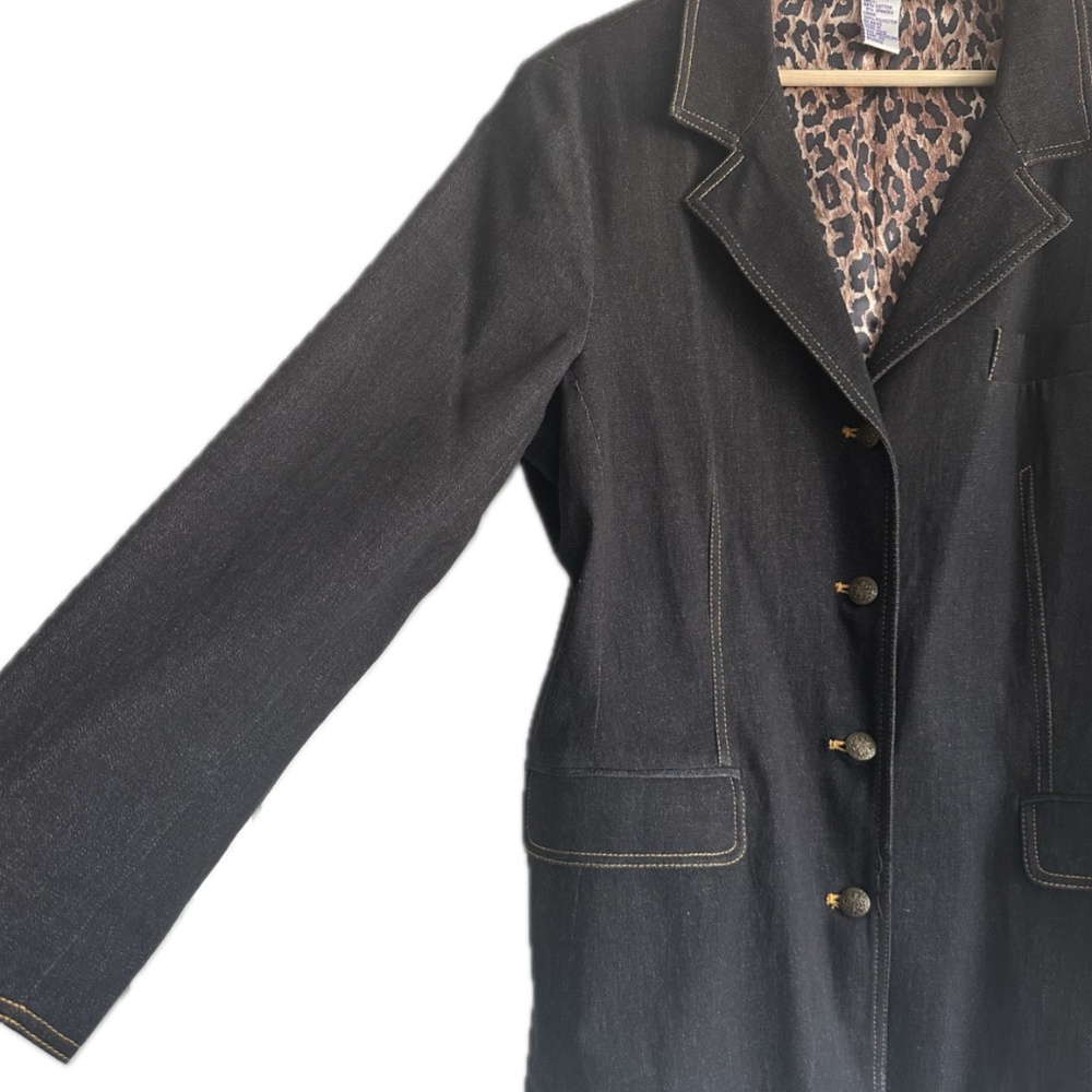 Denim blazer jacket